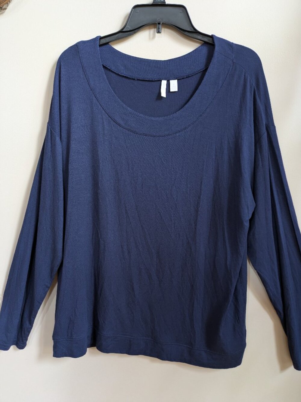 Nordstrom Pajama Top Medium Navy Blue Modal Material Soft #468